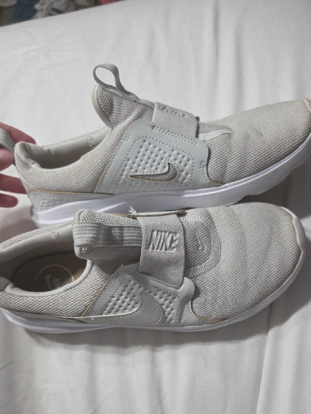 Nike Slip-On Sneakers and White